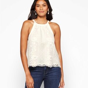 LUQ
Clemens Novelty Lace Tank